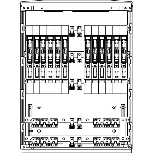 LS81S.DV0C LS A850-1 TN-S Cu40x10/DV240 12xNH00/PR