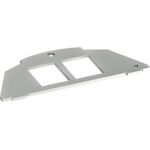 BSM012 Montageplatte Typ 01 19,3x14,8 zweifach