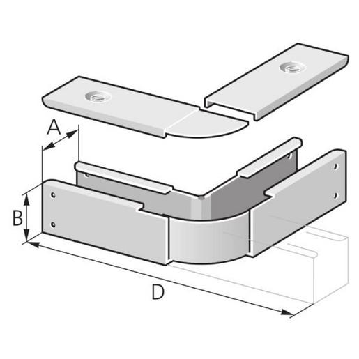 EDFV 100/100 S Eckwinkel variabel De. in Fl.