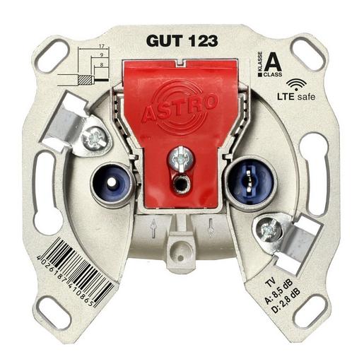 GUT 123 BK-Stammleitungs-Anschlussdose, TV-Ansch