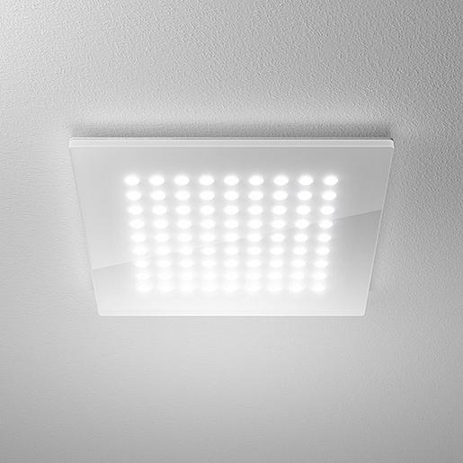 DOMFLQ 209.30.03 weiß Domino Flat Square QS Einbau-Downlight 1