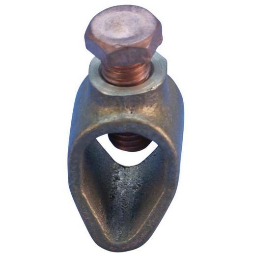 C34 Erdungsstangekl., Brz, Gnmtl, 5/8"?3/4"