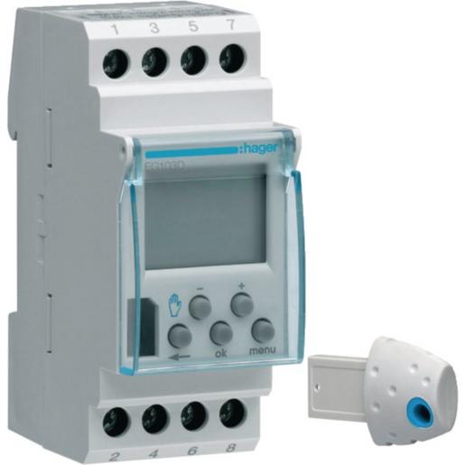 EG103D Wochenschaltuhr,1W,16A,2PLE,digi.,DCF77