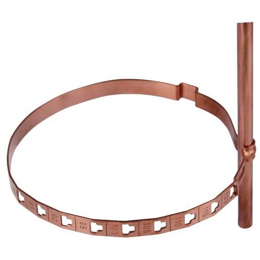 LH 8 SB80.120 SCL CU Leitungshalter f. Rd 8mm Cu f. Regenfal