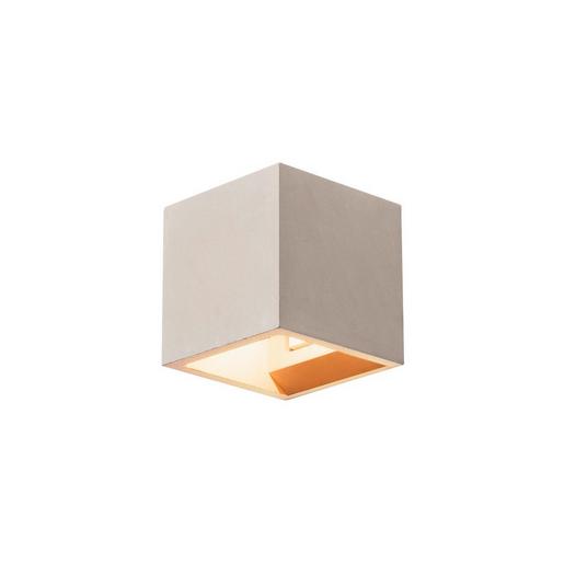 SOLID CUBE QT14 WL grau Sandstein SOLID CUBE, Wandleuchte, QT14, grau, max