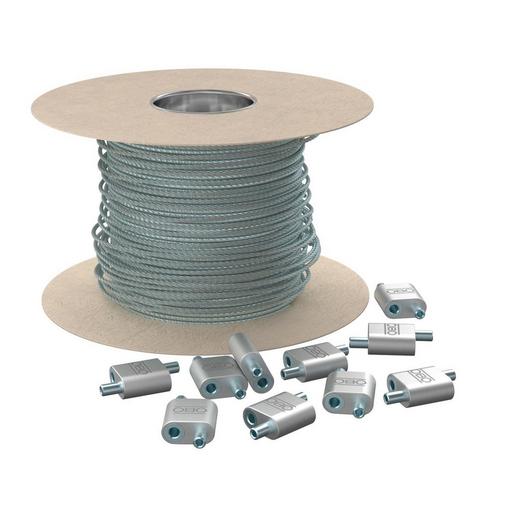 QWT 2 Set 2 Quick-Wire-Set mit 100 Seilschlössern 2x