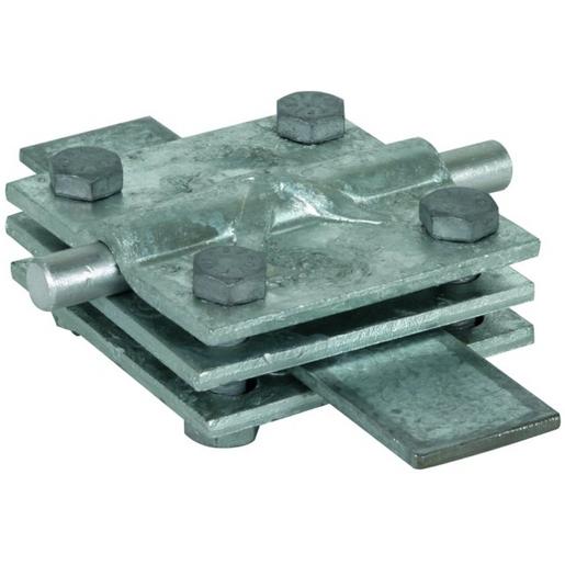 KS 8.10 FL40 STTZN Kreuzstück St/tZn f. Rd 8-10/Fl 30-40mm