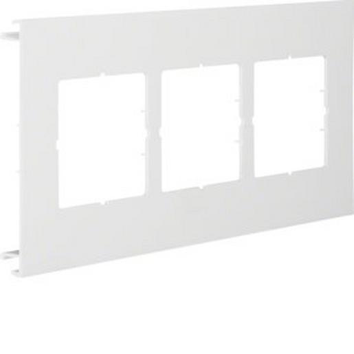L98139010 Blende 3-fach a=60mm PVC BR OT 120 rweiß