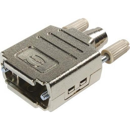 09670090425 D SUB metallized plastic top entry hood