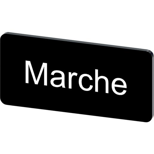 3SU1900-0AC16-0GA0 Bezeichnungsschild 12,5x27mm, Schild sch