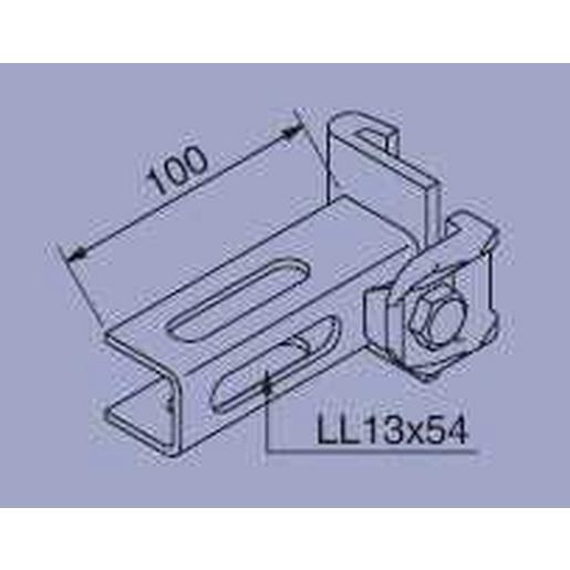 16J47 Anschlusselement für H-Stiele inkl. Zube