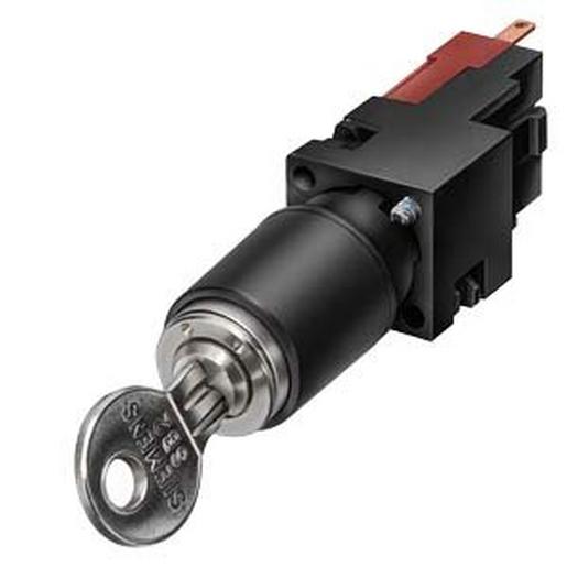 3SB2210-4QA01 Schlüsselschalter CES, 16mm, rund Kunsts
