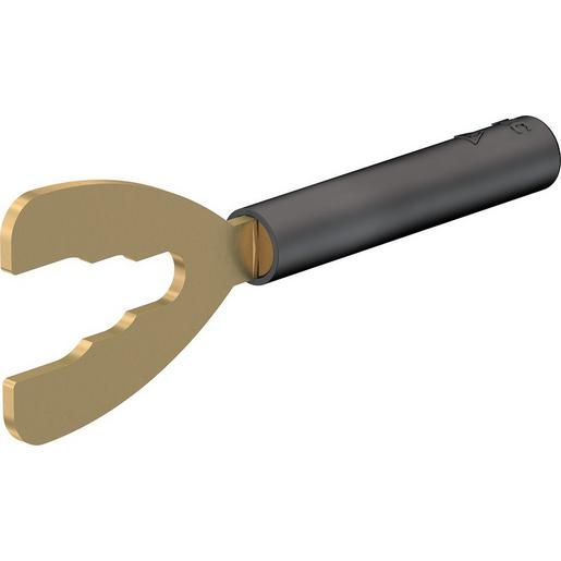 B4-I/K 4 mm Adapter schwarz