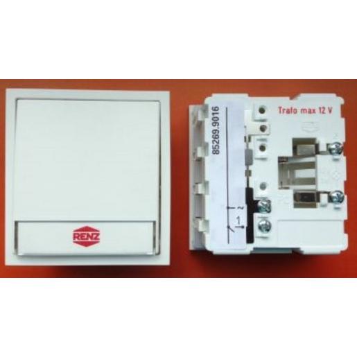 97-9-85269 ws Klingelmodul 1 Klingeltaster weiss