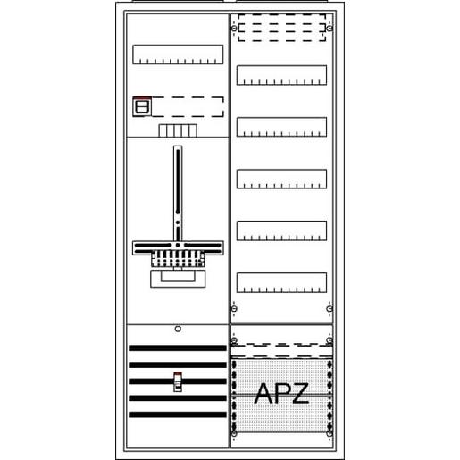 DA27QB DA27QB Komplettschrank, AP Dreipunkt, A2