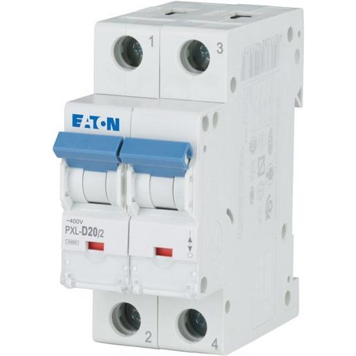PXL-D20/2 Leitungsschutzschalter, 20 A, 2p, Charak