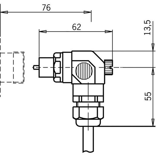 SR6WFPG11R BUCHSENSTECKER GEWINKELT