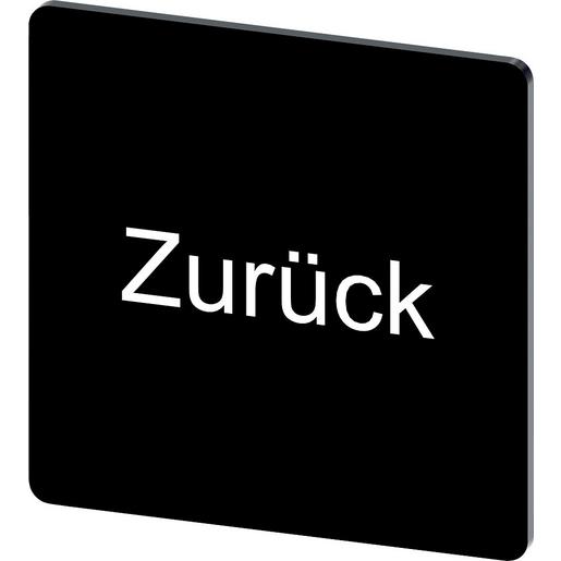 3SU1900-0AE16-0AG0 Bezeichnungsschild 27x27mm, Schild schwa