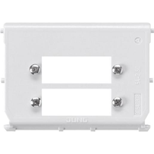 54-2 SC Montage-Einsatz, 2fach, für 2 Duplex-Kup