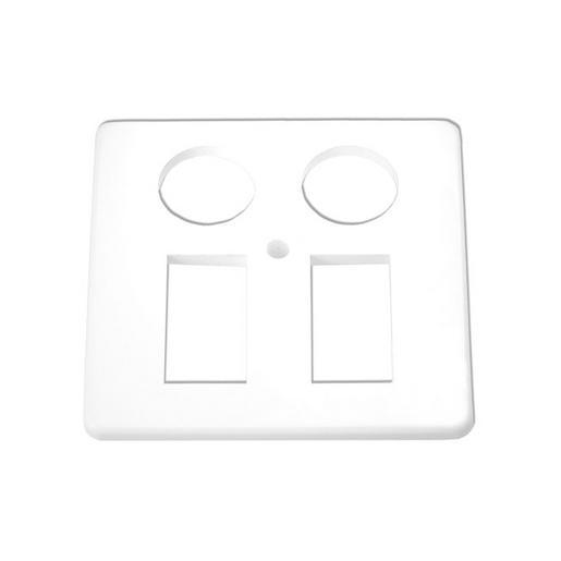 HAXHSE-G0401-C025 Zentralplatte EK5 TAE/TAE (50x50mm) rw