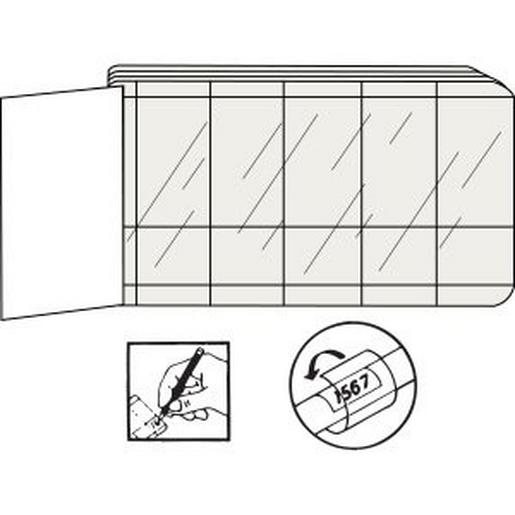 WM-BW12 Kabelmark./ Heft zum Selbstbeschriften,