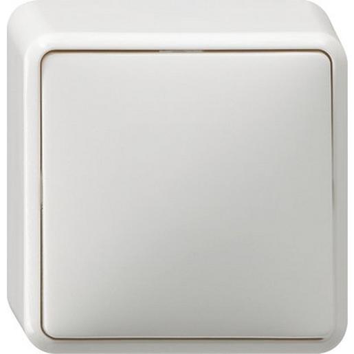 010613 Wippschalter AusWe AP Reinweiß