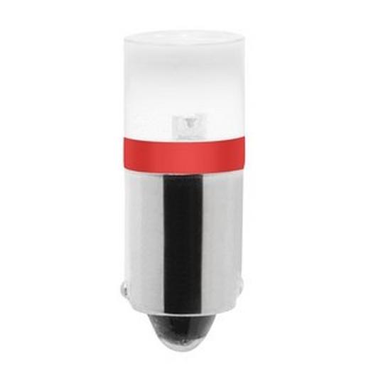 70113911 T10x26mm BA9s Flat LED Lamp, rot, 230V A