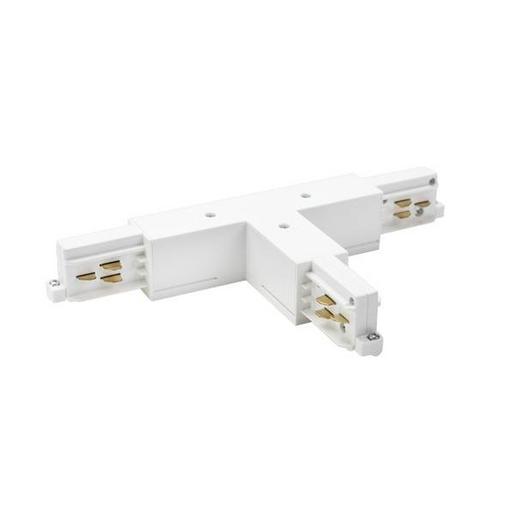 87128070 T-Verbinder, Schutzleiter rechts, weiss
