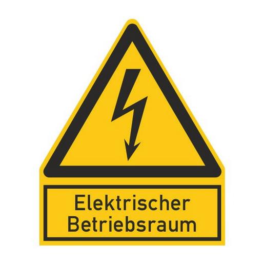 182736 Warnschild "Elektrischer Betriebsraum" K